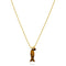 TALIS CHAINS Happy Fish Pendant Necklace in Tigers Eye