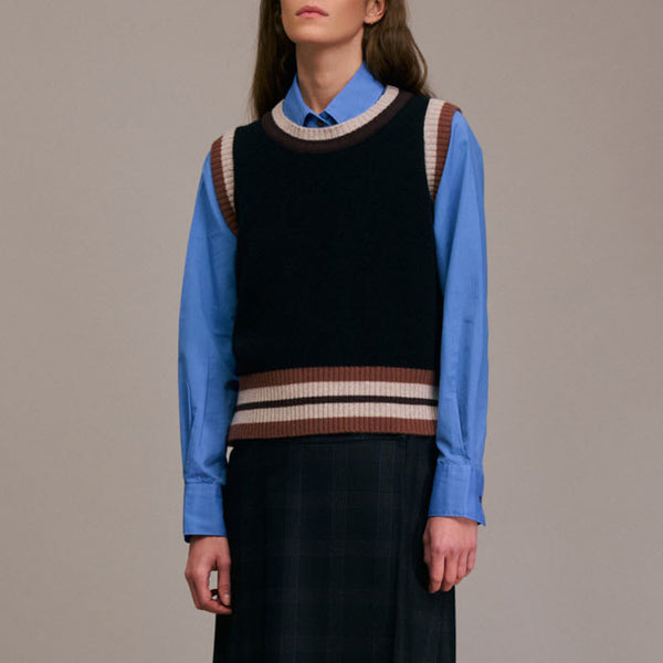 DIEGA Chaba Cotton Shirt  in Blue