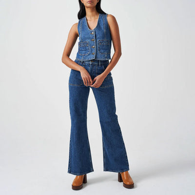 SEVENTY & MOCHI Queenie Jeans in Voyager Vintage