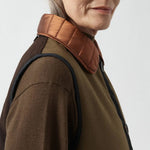 MARFA STANCE Quilted Nylon Collar in Amber/Peat