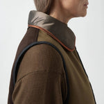 MARFA STANCE Quilted Nylon Collar in Amber/Peat