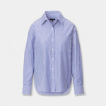 RAG & BONE Connie Stripe Shirt in Navy