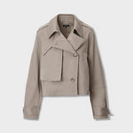 RAG & BONE Jamie Cropped Trench in Khaki