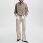 RAG & BONE Jamie Cropped Trench in Khaki