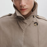 RAG & BONE Jamie Cropped Trench in Khaki