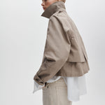 RAG & BONE Jamie Cropped Trench in Khaki