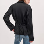 RAG & BONE Sonny Silk Blouse in Black