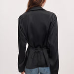 RAG & BONE Sonny Silk Blouse in Black