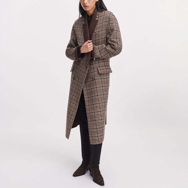 RAG & BONE Vasso Plaid Wool  Coat in Multi