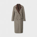 RAG & BONE Vasso Plaid Wool Coat in Multi