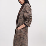 RAG & BONE Vasso Plaid Wool Coat in Multi