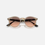 RAY-BAN RB2180 Sunglasses in Turtledove/Pink Gradient Grey
