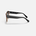 RAY-BAN State Street RB2186 Sunglasses in Polished Black/Brown/Grey/Blue Gradient