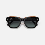 RAY-BAN State Street RB2186 Sunglasses in Polished Black/Brown/Grey/Blue Gradient