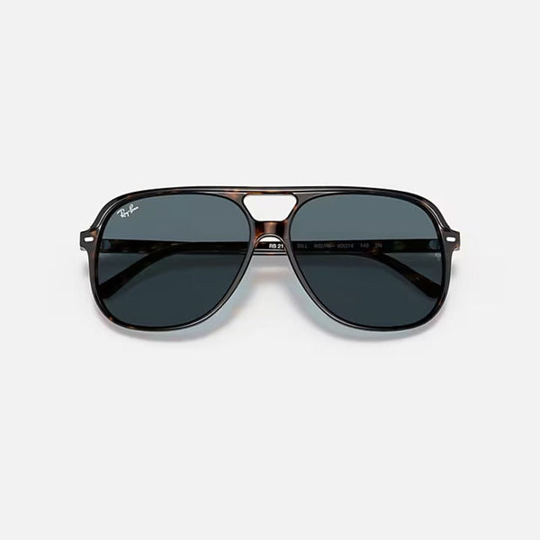 RAY-BAN Bill RB2198 Sunglasses in Polished Havana/Blue