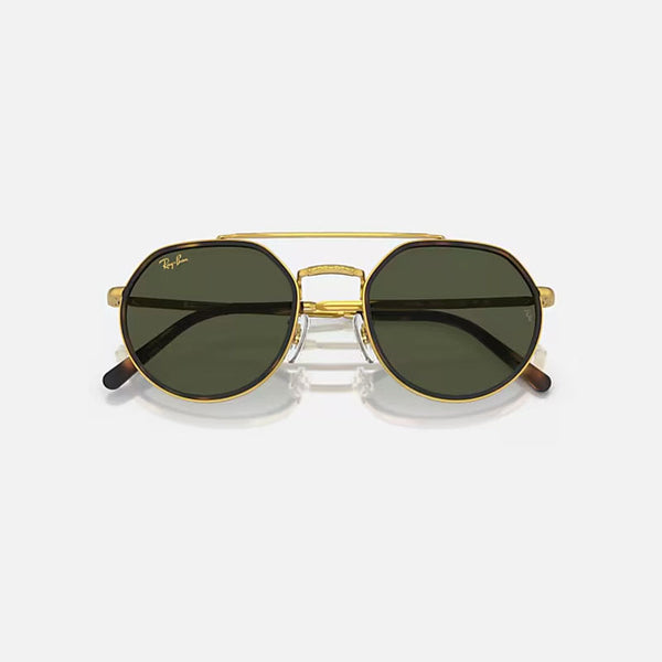 RAY-BAN RB3765 Sunglasses in Polished Legend Gold/Green