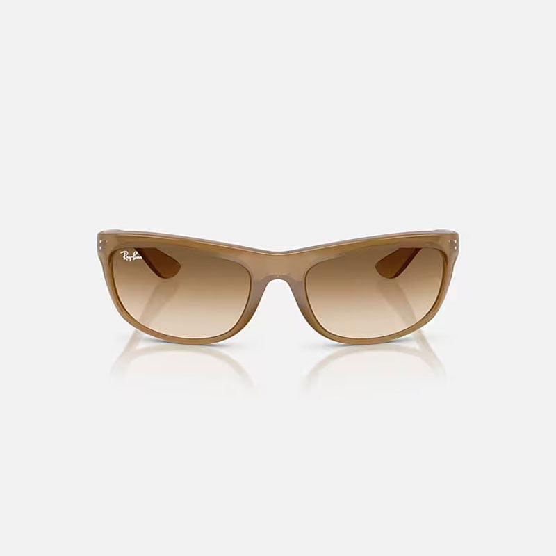 RAY-BAN Balorama RB4089 Sunglasses in Matte Brown/Gradient Brown