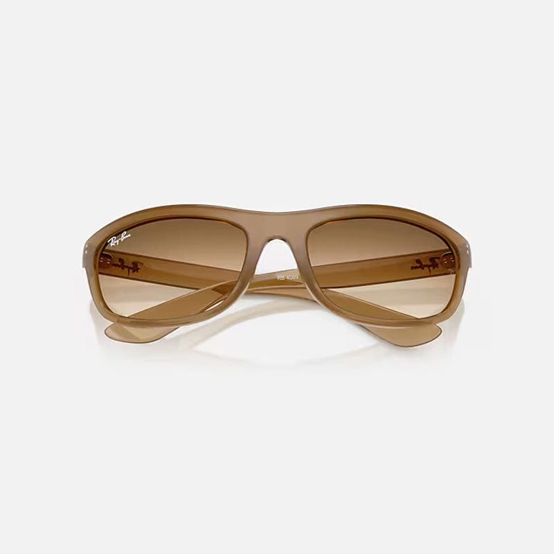 RAY-BAN Balorama RB4089 Sunglasses in Matte Brown/Gradient Brown