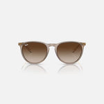 RAY-BAN Erika Classic RB4171 Sunglasses in Polished Transparent Light Brown