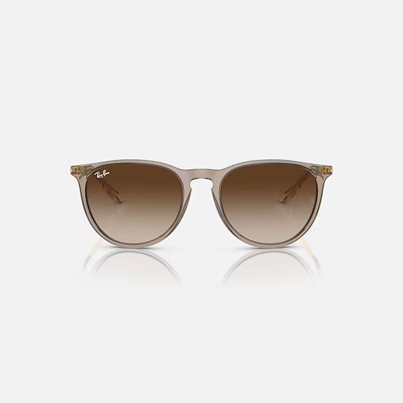 RAY-BAN Erika Classic RB4171 Sunglasses in Polished Transparent Light Brown