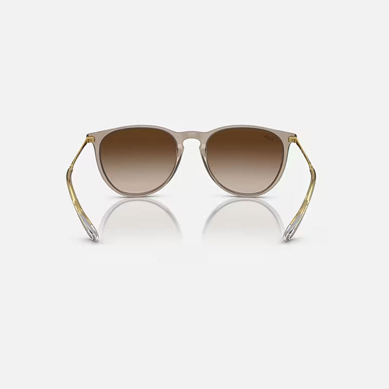 RAY-BAN Erika Classic RB4171 Sunglasses in Polished Transparent Light Brown