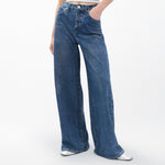 RAG & BONE Miramar Terry Sofie Denim-Style Trousers in Almond