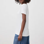 SPLENDID Sloane Scoop Tee in White