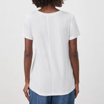 SPLENDID Sloane Scoop Tee in White