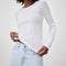 SPLENDID Classic LS Crew in White