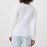 SPLENDID Classic LS Crew in White