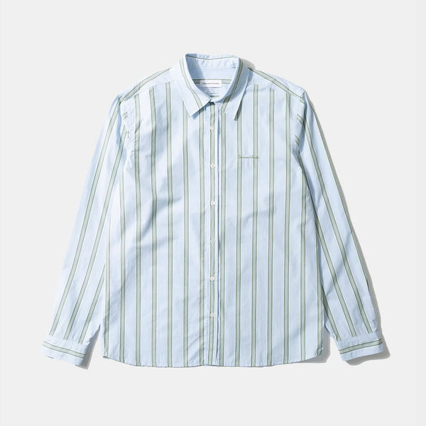 EDMMOND STUDIOS Riverside Shirt in Plain Light Blue