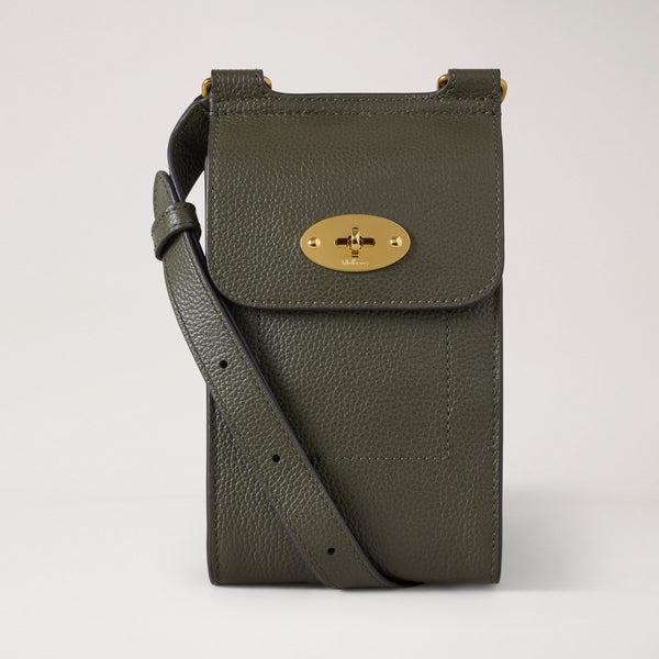MULBERRY Mini Antony Pouch in Juniper Green SCG