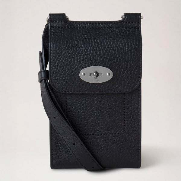 MULBERRY Mini Antony Heavy Grain Bag in Black