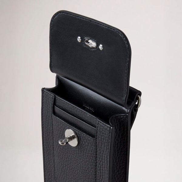 MULBERRY Mini Antony Heavy Grain Bag in Black