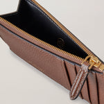 MULBERRY Zipped Long Card Holder Two-Tone SCG in Oak