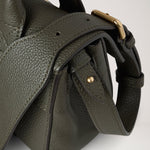 MULBERRY Mini Heritage Bayswater Handbag in Juniper Green SCG