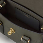 MULBERRY Mini Heritage Bayswater Handbag in Juniper Green SCG