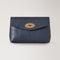 MULBERRY Darley Cosmetic Pouch in Stormy Blue Ostrich