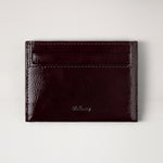 MULBERRY Continental Patent Credit Card Slip  in Deep Aubergine