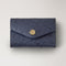 MULBERRY Folded Multi Card Wallet in Stormy Blue Ostrich