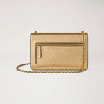 MULBERRY Small Darley Metallic Handbag in Somerset Gold