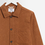 WAX LONDON Rockley Overshirt in Rust