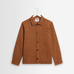 WAX LONDON Rockley Overshirt in Rust