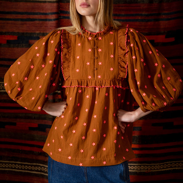 BONTE Rosa Top in Ginger/Neon