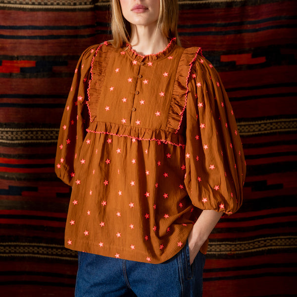 BONTE Rosa Top in Ginger/Neon