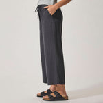 SPLENDID Angie Crop Wide Leg Trousers in Lead