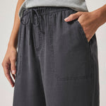 SPLENDID Angie Crop Wide Leg Trousers in Lead
