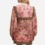 BARBOUR Barbour X Farm Rio Cami Long Sleeve Blouse in Tropical Print