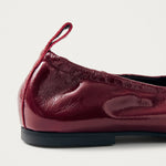 ALOHAS Rosalind Onix Leather Ballet Flats in Burgundy