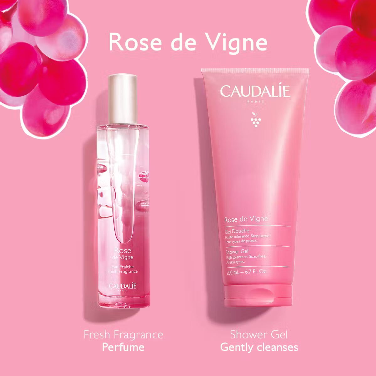 CAUDALIE Rose de Vigne Fresh Fragrance Gift Set